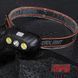 Фонарь налобный аккумуляторный KX-215-LED-2COB, Налобный светодиодный фонарь для ночных прогулок 00023007 фото 3