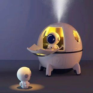 Увлажнитель &ndash; аромадиффузор Humidifier Астронавт 2в1 220мл с подсветкой 00018555 фото