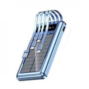 Мобільна зарядка Power Bank на сонячній батареї UKC 10000 mAh Solar 00017947 фото