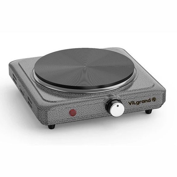 Электроплита Vilgrand VHP181F GRAY 1500Вт 00015339 фото