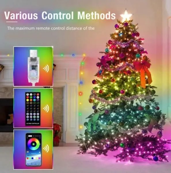 Гирлянда уличные огни 3M Smart Bluetooth App Control светодиодная LED 00024890 фото