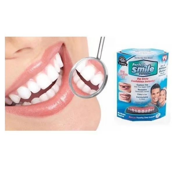 Знімні вініри Perfect Smile Veneers, вініри для зубів, накладні зуби, накладки для зубів 00014584 фото