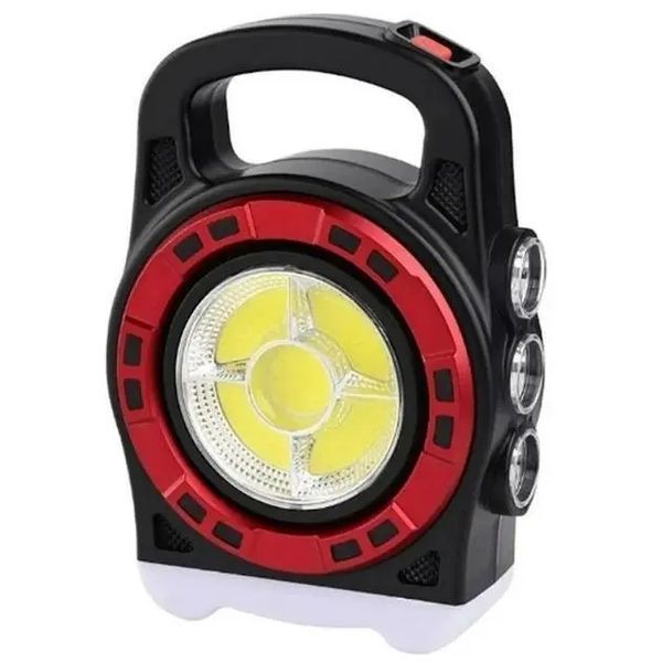 Мультифункціональний кемпінговий ліхтар Hurry-bolt HB-6678C 20W із сонячною панеллю та фукцією павербанку 00023126 фото