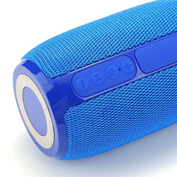 Портативна Bluetooth-колонка TG653 USB з ремінцем, Бездротова колонка портативна потужна. Колір: синій 00017232 фото