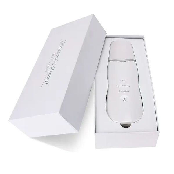 Ультразвуковой скраббер портативный для чистки лица Face Cleaner 8816 / Очиститель поров / Скрабер лифтинг 00024431 фото