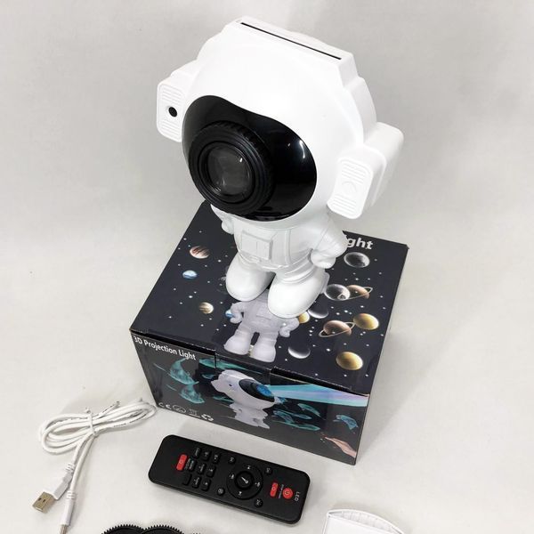 Зірковий 3D проектор Astronaut, Лазерний проектор зоряного неба Космос Проектор зоряного неба в кімнату 00023039 фото