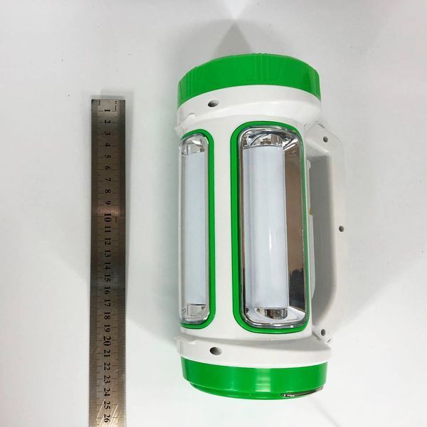 Ліхтар переносний кемпінг 6088-LED+COB з функцією PowerBank, кемпінговий світильник. Колір: зелений 00022921 фото