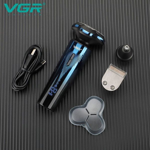 Многофункциональная профессиональная электробритва VGR 3 в 1 V-303: бритва, триммер и стрижка 00014491 фото