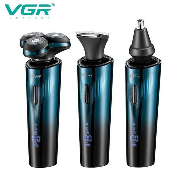 Многофункциональная профессиональная электробритва VGR 3 в 1 V-303: бритва, триммер и стрижка 00014491 фото