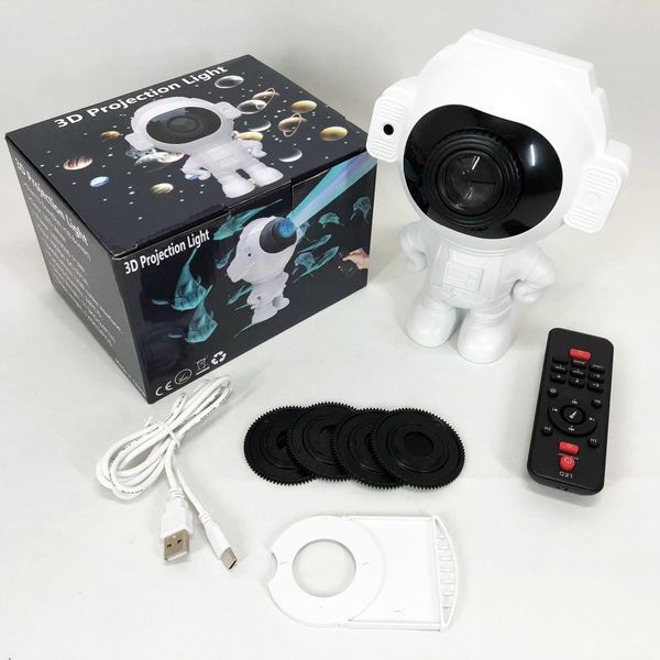 Зірковий 3D проектор Astronaut, Лазерний проектор зоряного неба Космос Проектор зоряного неба в кімнату 00023039 фото