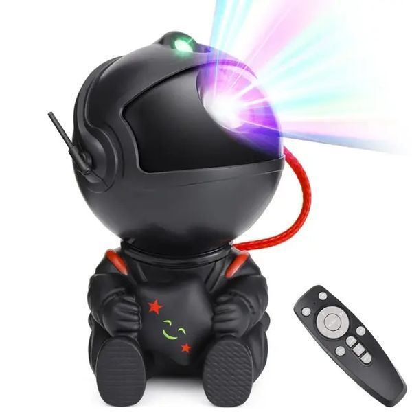 Проектор зоряного неба, лазерний нічник на пульту BLACK Astro Star Mini - Космонавт (Світильник LED нічник) 00022512 фото
