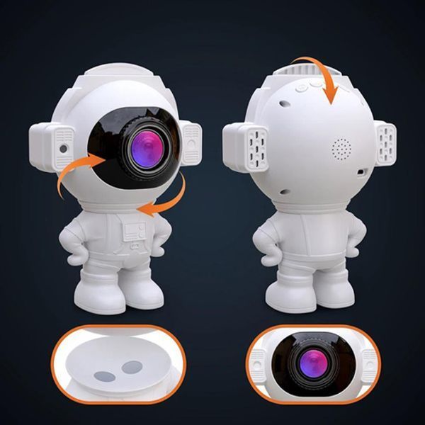 Зірковий 3D проектор Astronaut, Лазерний проектор зоряного неба Космос Проектор зоряного неба в кімнату 00023039 фото
