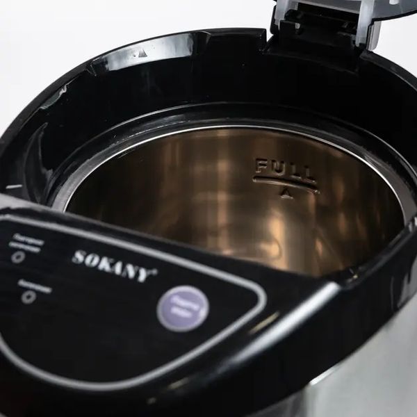 Термопот SOKANY SK-09028 на 6,8 л 1600 Вт хром термочайник электрический термос SK-09028 00019543 фото