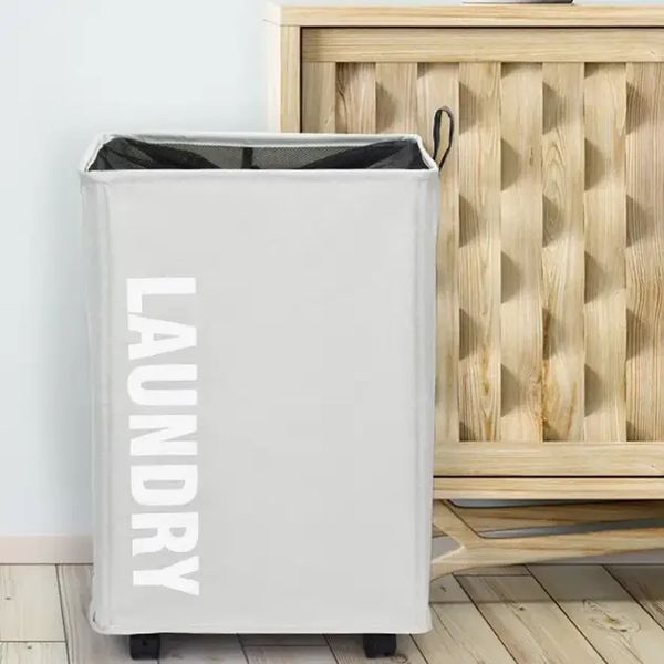 Тканевая корзина для белья с ручками ROLLING BAG AND243, ящик для белья 00013217 фото