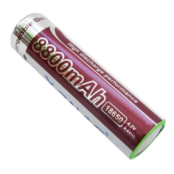 Аккумулятор 18650 X-Balog 8800mAh 4.2V Li-ion литиевая аккумуляторная батарейка 00017508 фото