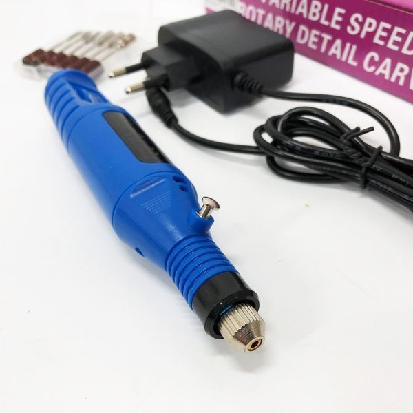 Ручной фрезер для ногтей SmartUs CBM-033 для маникюра и педикюра в домашних условиях. Цвет: синий 00014539 фото