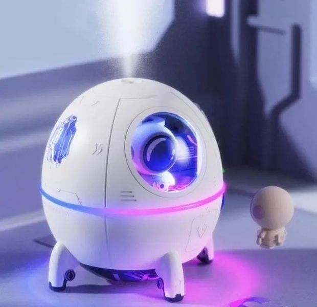 Увлажнитель &ndash; аромадиффузор Humidifier Астронавт 2в1 220мл с подсветкой 00018555 фото