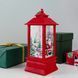 Музыкальный металлический новогодний фонарик-светильник h=28 см 00024796 фото 2