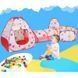 Палатка детская игровая замок 3 в 1 Домик-Шатер-Бассейн 00016055 фото 4