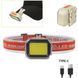 Фонарь налобный CY-2027-B-COB(white+red) 00023068 фото 2