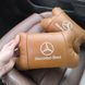 Комплект 2шт для підголівника Mercedes-Benz, виготовлених з натуральної коричневої шкіри. Комфорт в авто 00016734 фото 17