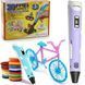 3D ручка з LCD дисплеєм та набором еко пластику для 3Д малювання 3D Pen Blue 00016123 фото 2
