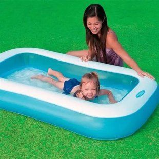 Надувной бассейн Intex 166 х 100 х 25 см 90 л Blue 00013156 фото