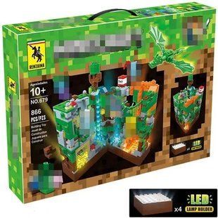 Конструктор Лего Minecraft Битва в джунглях, 866 деталей, 679, для дітей 00024595 фото