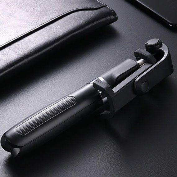 Монопод-трипод та штатив з пультом Bluetooth L01 Black Тримач для Телефону селфі палиця. Колір: чорний 00013473 фото