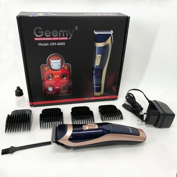 Машинка для стрижки Gemei GM-6005, Многофункциональная аккумуляторная машинка для стрижки 00015214 фото