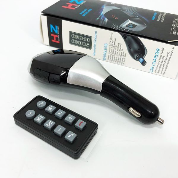 Автомобільний FM трансмітер модулятор FM FM трансмітер модулятор авто MP3 Bluetooth H20+BT 00017025 фото