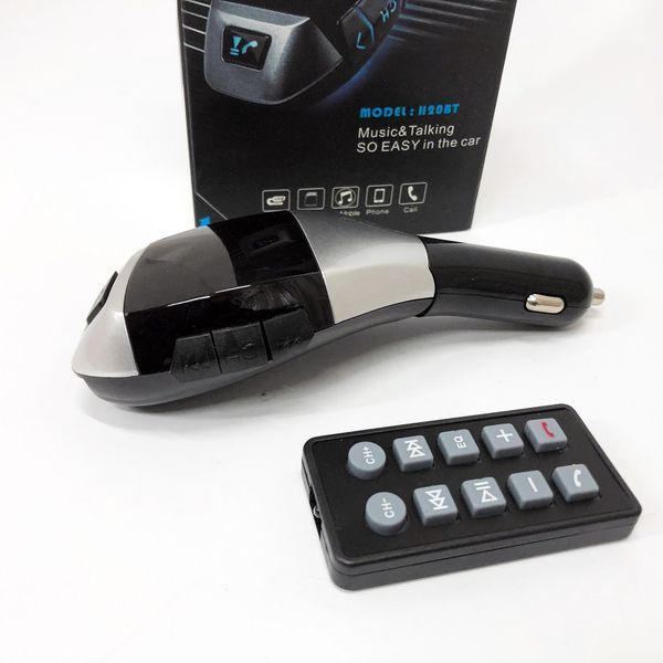Автомобільний FM трансмітер модулятор FM FM трансмітер модулятор авто MP3 Bluetooth H20+BT 00017025 фото