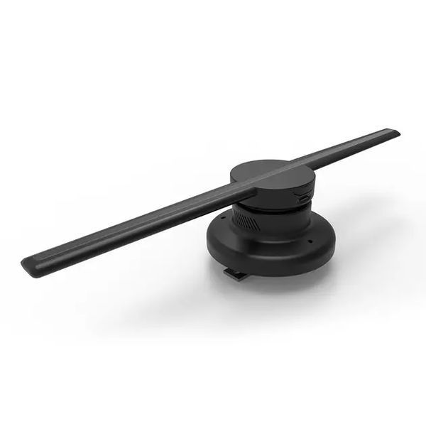 Голограмний 3D-проектор з WiFi та Bluetooth+пульт, 42см / Голографічний вентилятор 00018591 фото