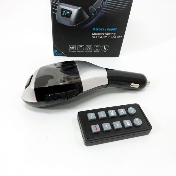 Автомобільний FM трансмітер модулятор FM FM трансмітер модулятор авто MP3 Bluetooth H20+BT 00017025 фото
