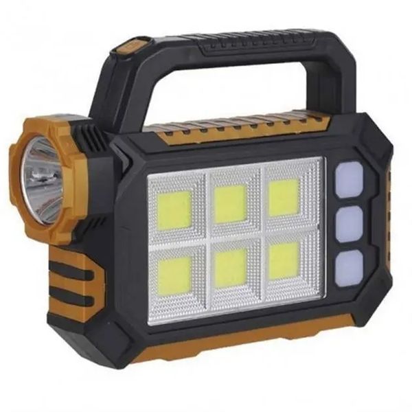 Ручной фонарь HS-8029 на солнечной батарее мощный LED фонарик 3 режимами освещения 00023127 фото