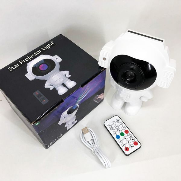 Звездный 3D проектор Astronaut, Лазерный ночник-проектор астронавт LED, Мини лазерный проектор небо 00022970 фото