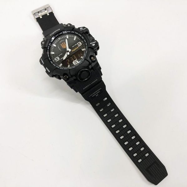 Часы наручные мужские SKMEI 6851/1586BK, Армейские часы противоударные, Водонепроницаемые мужские часы 00022113 фото