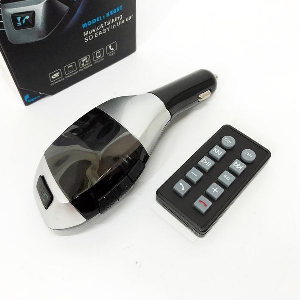 Автомобільний FM трансмітер модулятор FM FM трансмітер модулятор авто MP3 Bluetooth H20+BT 00017025 фото