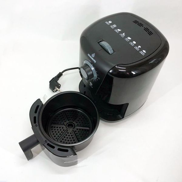 Фритюрниця для дому з таймером Crownberg CB-5541 на 1.5 л безмасляна фритюрниця 1200 Вт 00019929 фото