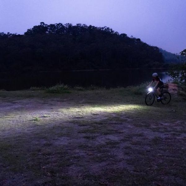 Велофара потужна leadbike m02-osram 400lm, фара led для велосипеда, фара велосипедна передня 00016793 фото