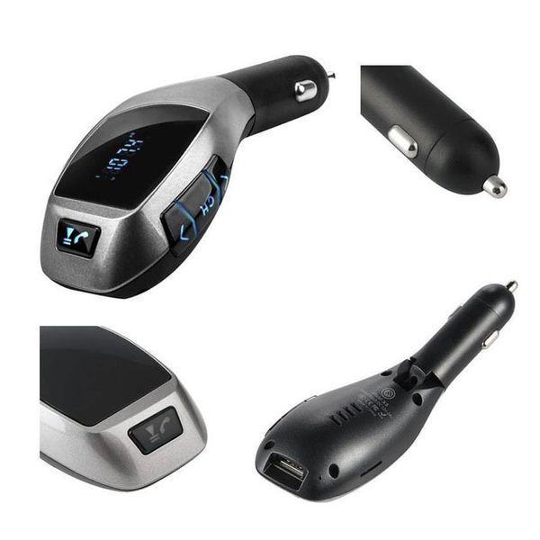 Автомобильный bluetooth fm модулятор X5 ВТ для автомагнитолы, mp3 / фм трансмиттер с дисплеем 00017041 фото