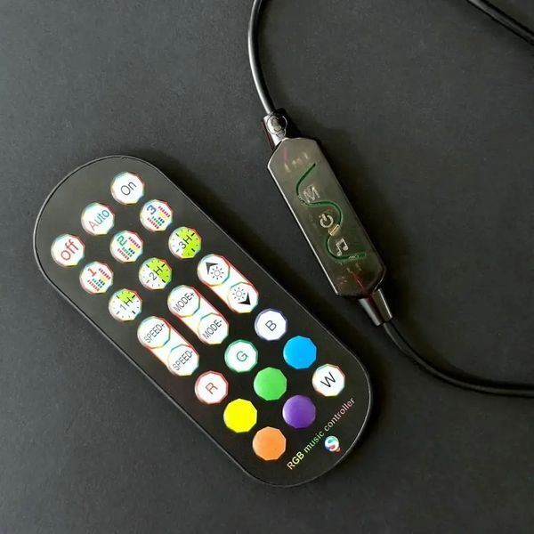 Светодиодные панели 25 см 2шт RGB с APP Smart от USB и пультом 00023738 фото