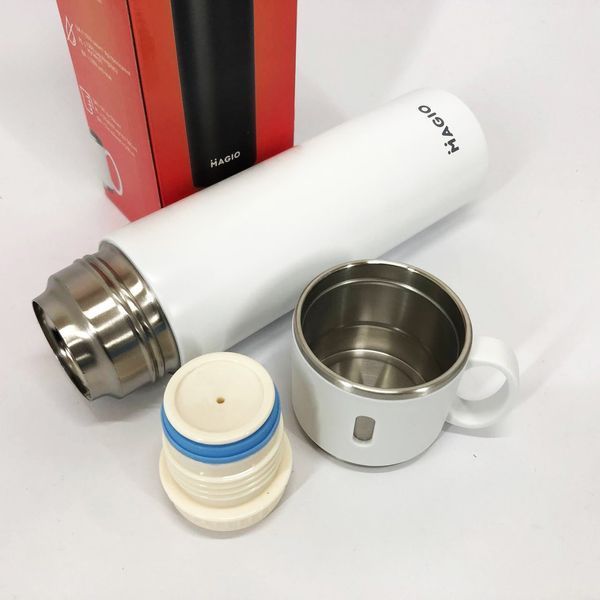 Термос MAGIO MG-1046W 0.5 л, Красивий невеликий термос, Термокухоль для дітей, Фляга для пікніка 00018995 фото