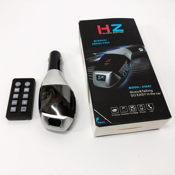 Автомобільний FM трансмітер модулятор FM FM трансмітер модулятор авто MP3 Bluetooth H20+BT 00017025 фото