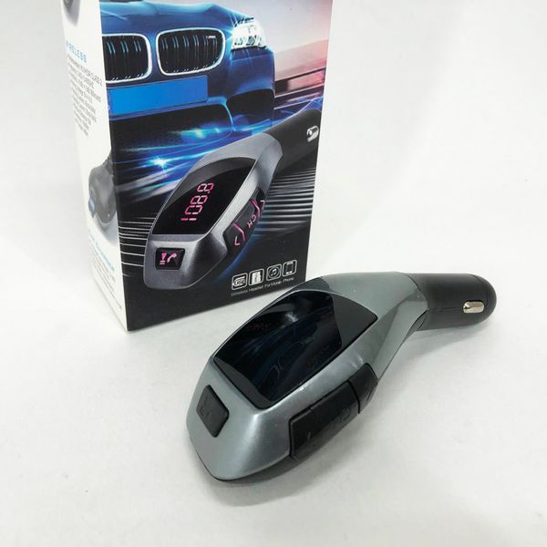 Автомобильный bluetooth fm модулятор X5 ВТ для автомагнитолы, mp3 / фм трансмиттер с дисплеем 00017041 фото