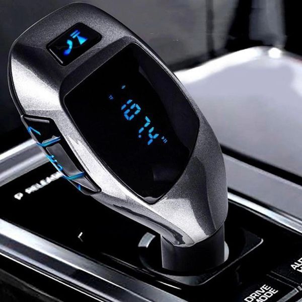 Автомобильный bluetooth fm модулятор X5 ВТ для автомагнитолы, mp3 / фм трансмиттер с дисплеем 00017041 фото