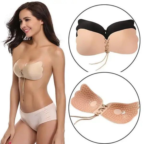 Бюстгальтер-невидимка Fly Bra лифчик без бретелей на шнуровке 00014574 фото