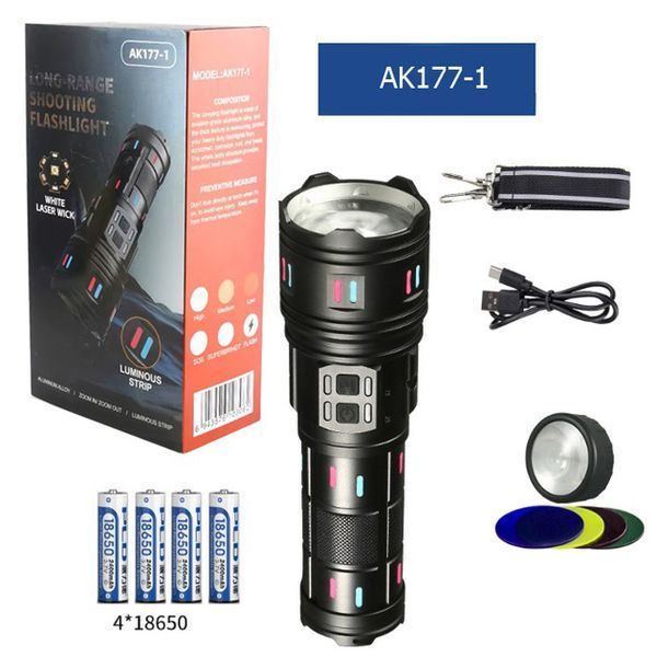Фонарь AK177-1 PM60-TG 4х18650 00023244 фото
