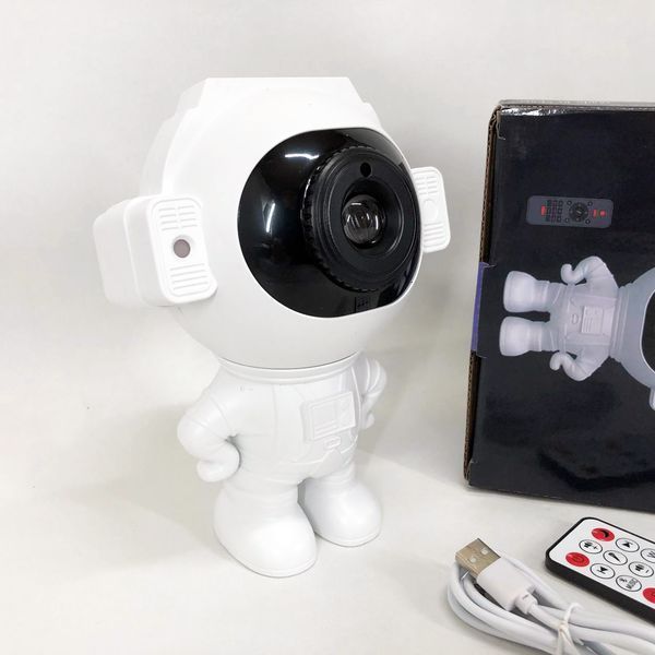 Звездный 3D проектор Astronaut, Лазерный ночник-проектор астронавт LED, Мини лазерный проектор небо 00022970 фото