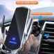 Автомобильный держатель S7 для телефона с беспроводной быстрой зарядкой flying wings. Цвет: серебряный 00017022 фото 6